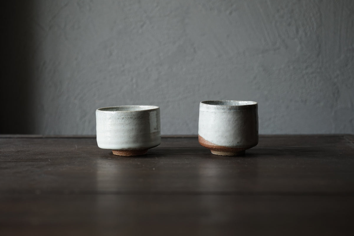 斑唐津筒 / 竹花正弘 – うつわと古物 幹