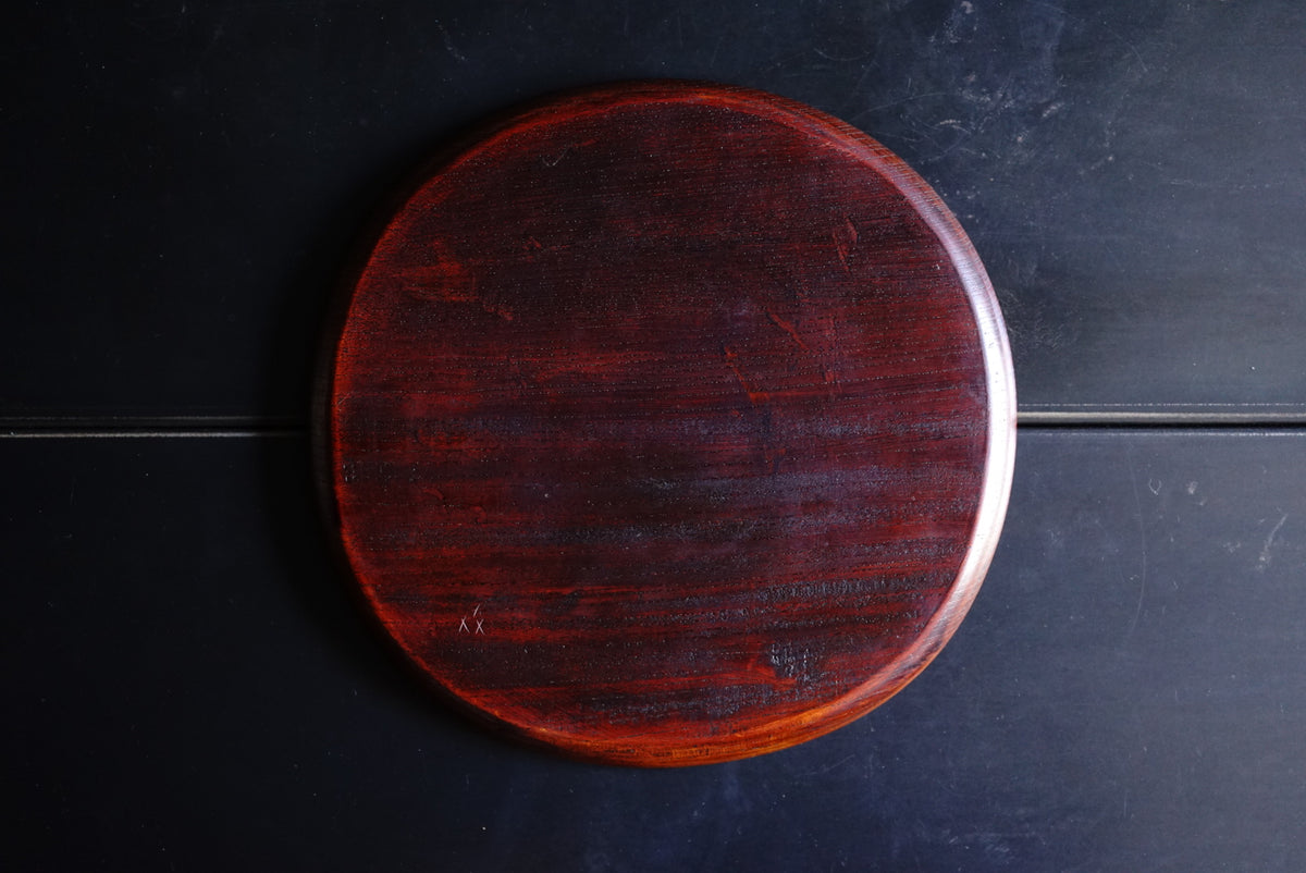 欅拭き漆丸盆 / 大矢拓郎 – うつわと古物 幹