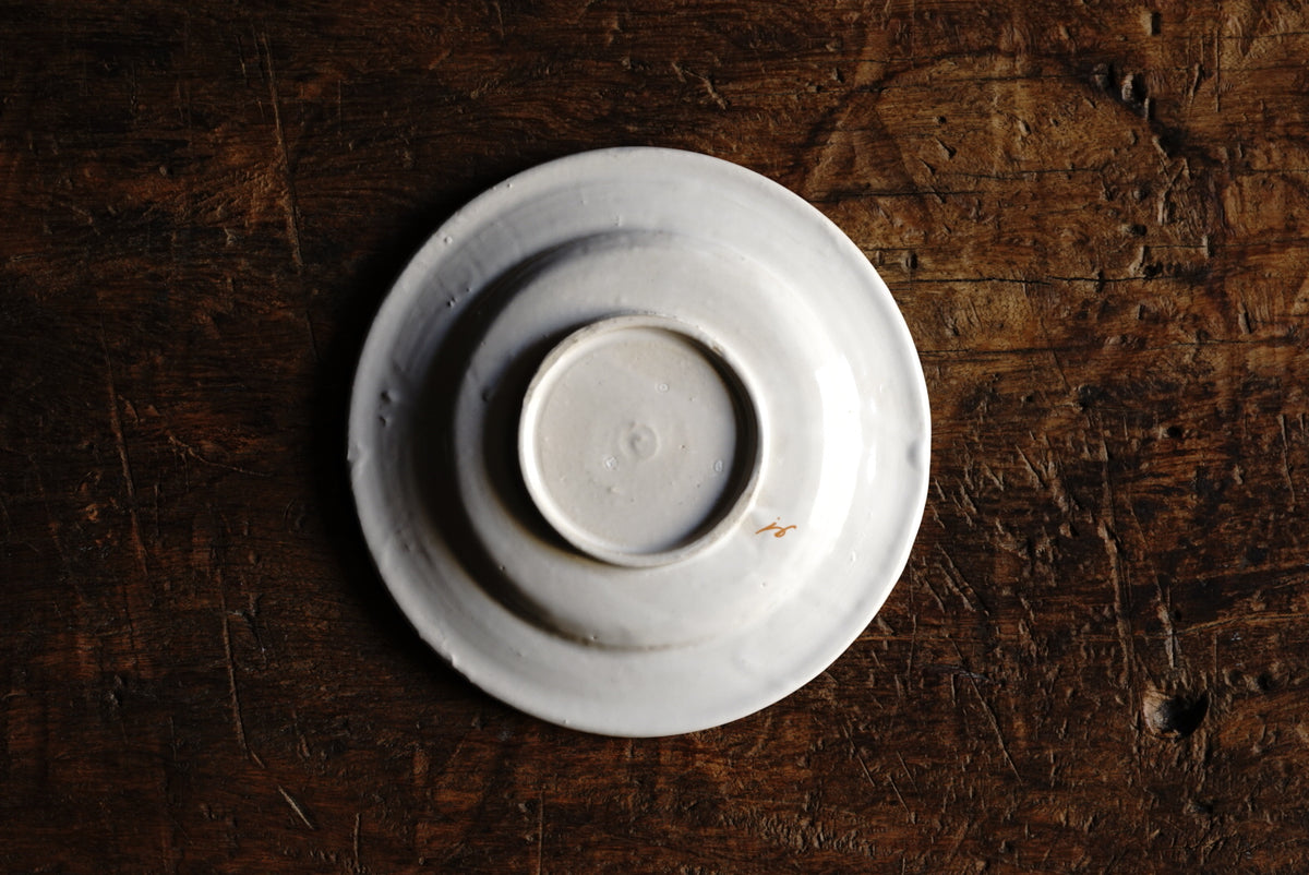 白釉厚手小皿 / 中田雄一 – うつわと古物 幹