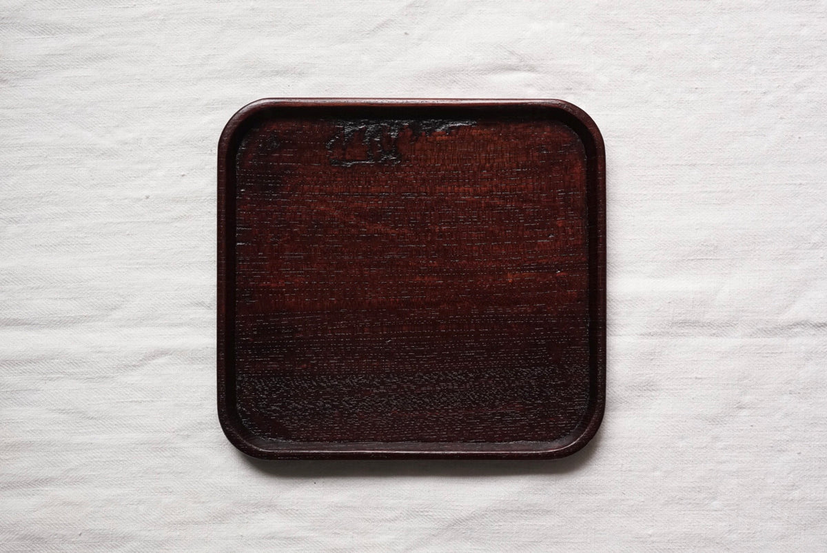 大矢拓郎　欅拭き漆丸盆 DD291FFD-8724-4B70-817B-