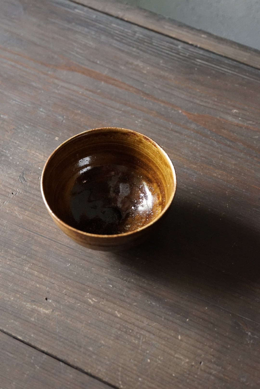 飴釉茶碗 / 崔龍熙