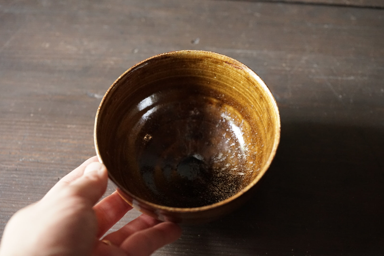 飴釉茶碗 / 崔龍熙