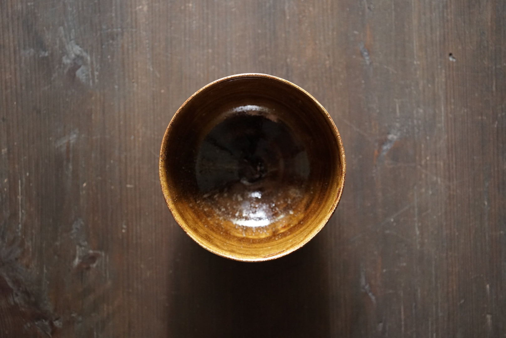 飴釉茶碗 / 崔龍熙