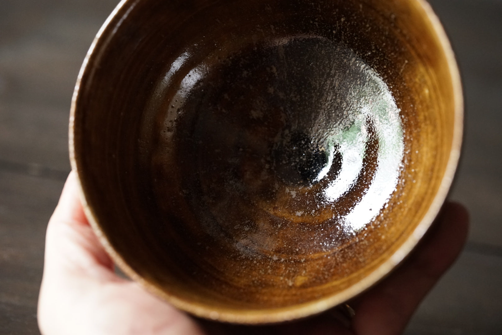 飴釉茶碗 / 崔龍熙