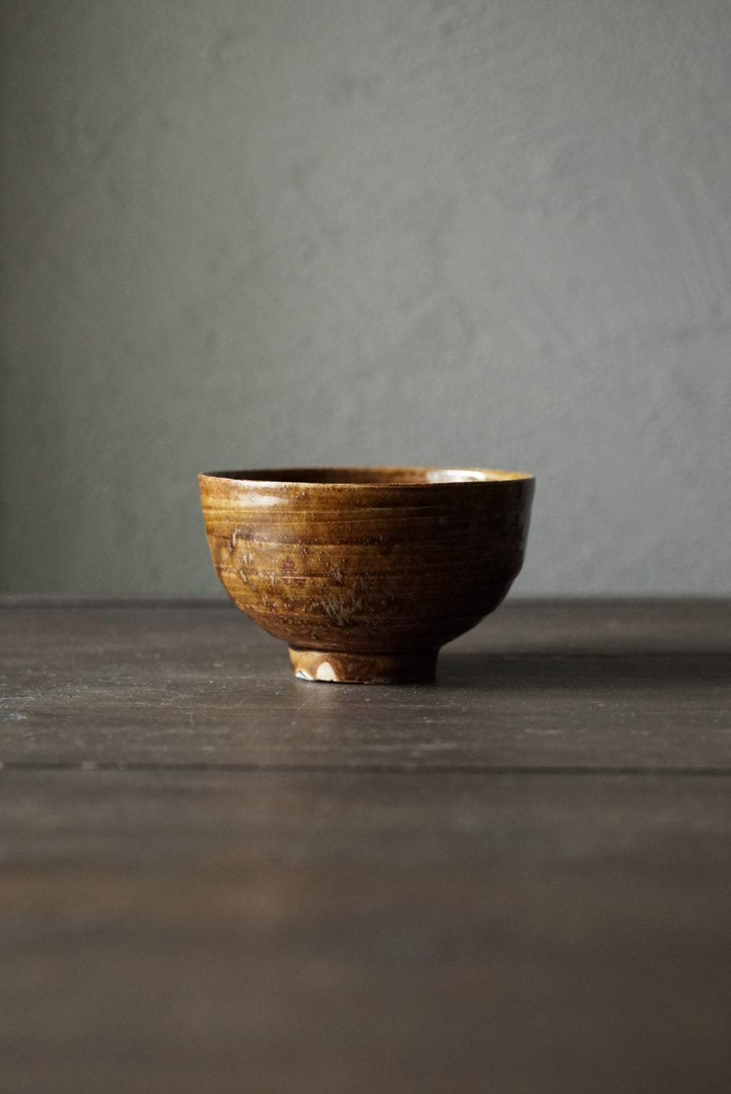 飴釉茶碗 / 崔龍熙