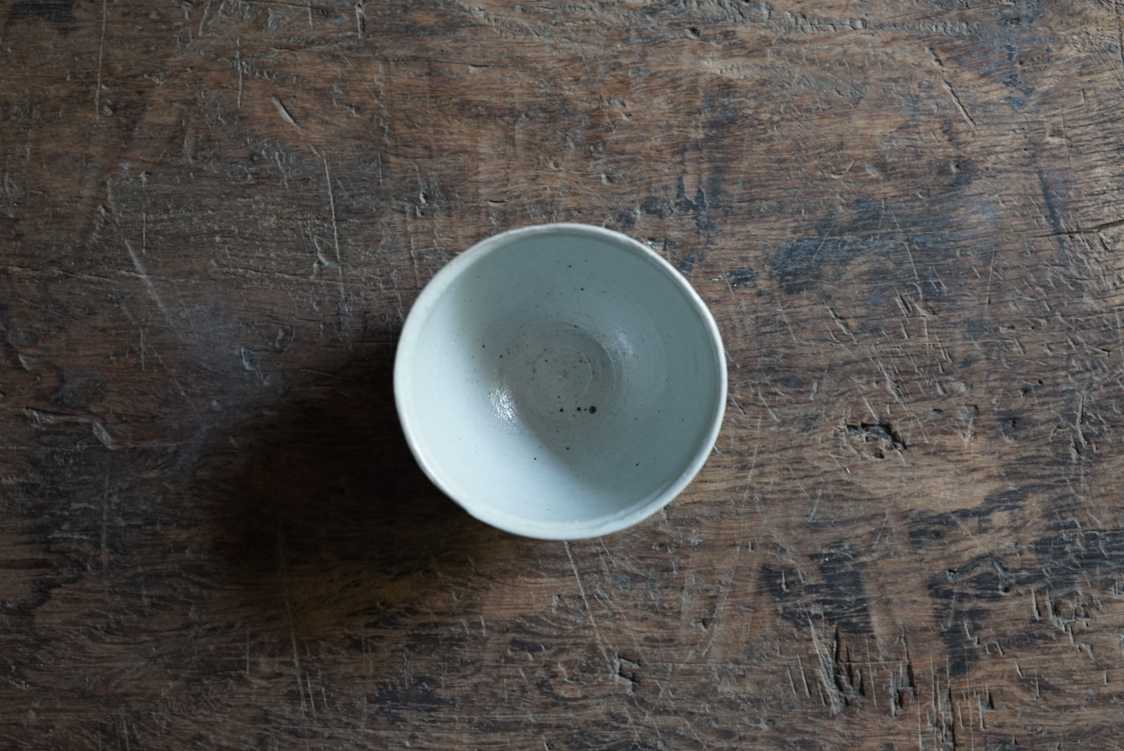 White Shaku bowl / Yoshihisa Ishii