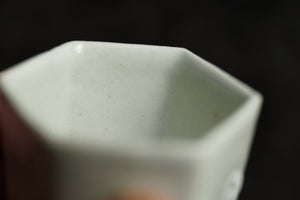 White Porcelain Rokugaku Cup ① / Maruta Suneichi corridor