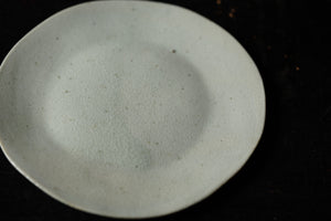 White 瓷 5 -inch plate / Tanakashigeo