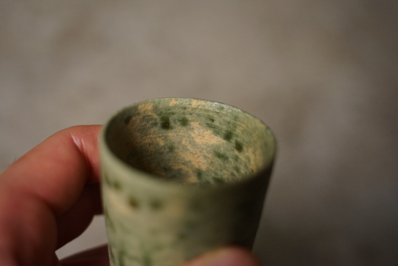 Green glaze Choku / Yoriyoro