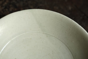 White 瓷 5 -inch plate / Masahiro Takeka