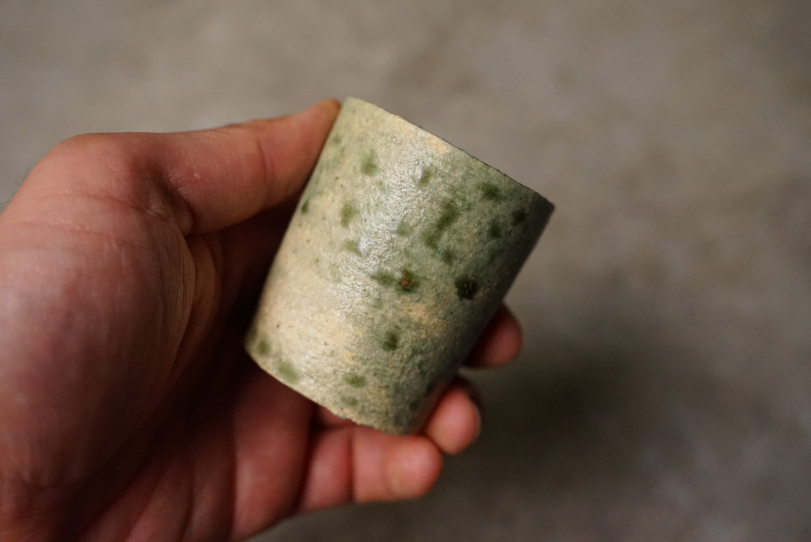 Green glaze Choku / Yoriyoro