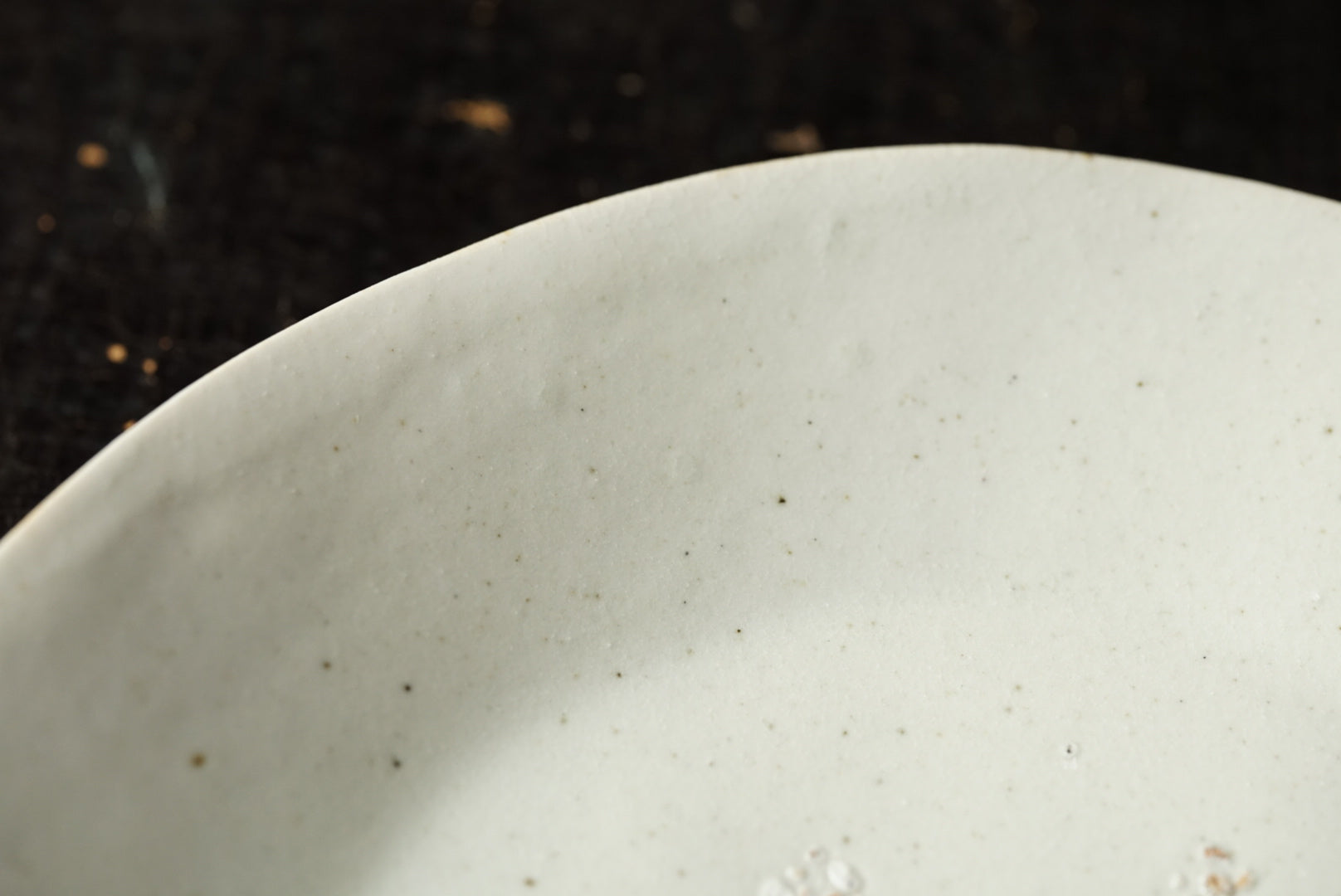 白瓷七寸皿 / タナカシゲオ