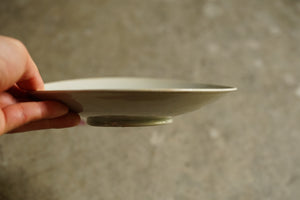 青花丸文六寸皿 / タナカシゲオ